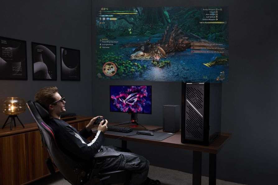 Las nuevas gafas gamer de ASUS ROG buscan que te olvides de tu pantalla física