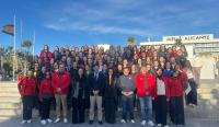 Candidatas a Bellea del Foc exploran Alicante como verdaderas turistas