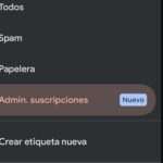Cómo utilizar la herramienta Administrar suscripciones de Gmail