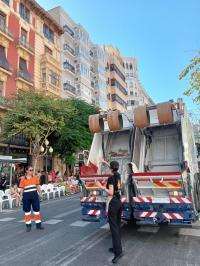 Alicante logra un hito histórico al recoger 3.830 toneladas de residuos durante las Hogueras