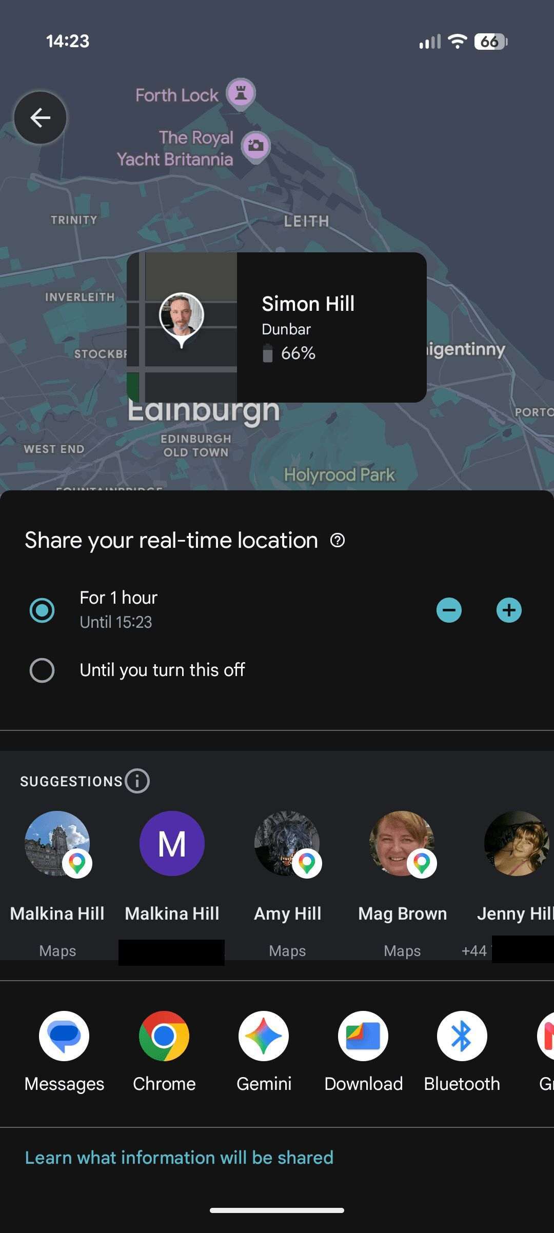 Cómo compartir tu ubicación en un iPhone o Android