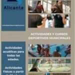 Matriculación online de actividades deportivas municipales comienza el 17 de agosto en Alicante