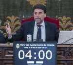 Barcala pospone el Debate del Estado de la Ciudad por las elecciones en Alicante