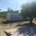 Intervención policial detiene la construcción ilegal de una vivienda prefabricada en La Cañada