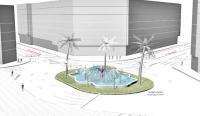 Transformación de la plaza de América: nueva fuente iluminada y reurbanización en Alicante